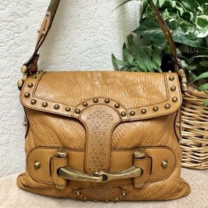 Gucci Pelham Horsebit Flap Leather Embossed Bag
